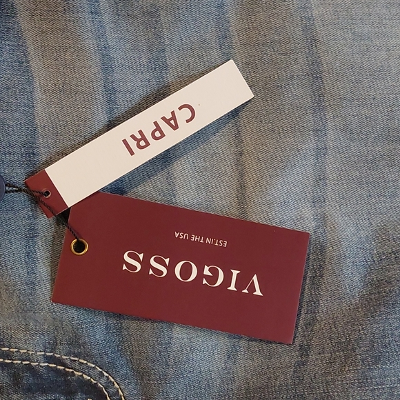 Vigoss, capri,jeans, size 22/L21, sretch - Picture 5 of 11